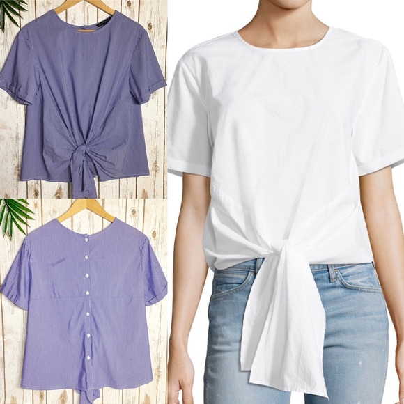 Velvet Heart Tops - VELVET HEART ‘Gertie’ tie front blouse